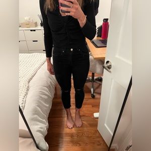 Black skinny jeans